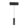 Oprawa szynoprzewód magnetyczny 24V V-TAC 15W LED czarna CRI90+UGR19 VT-4315 3000K 1000lm 3 lata gwarancji